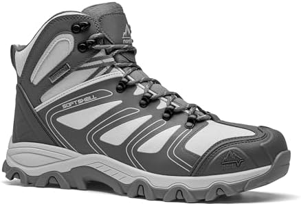 NORTIV 8 Men's Ankle High Waterproof Hiking Boots - Image 5