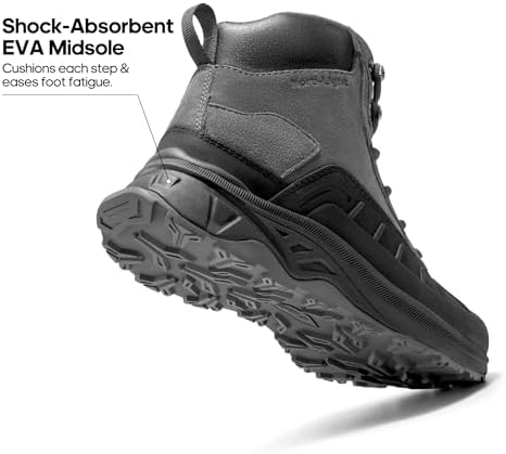 NORTIV 8 Women's Waterproof Hiking Boots Outdoor Trekking Camping Trail Hiking Boots - Image 4