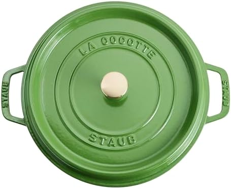 Staub Cast Iron Round Dutch Oven, Made in France, 5.5-qt, Pistachio - Image 7