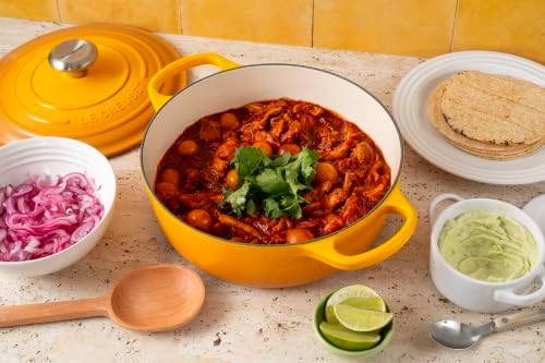 Le Creuset Enameled Cast Iron Round Wide Dutch Oven, 3.5 qt., Nectar - Image 5