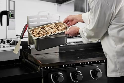 Chef Master Steam Pan Insert for 90260 Griddle Shelf, For 1/3 1/6 1/9 Sizes - Image 7