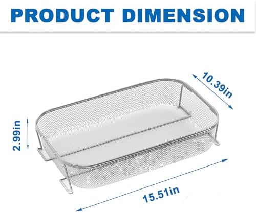 Stainless Steel 304 Crisper Basket for Ninja Woodfire Pro XL Outdoor Grill & Smoker OG800 OG900 Series, Non-Stick Air Fryer Basket for Ninja OG850 OG951 OG901 OG952 Grill Accessories - Image 2