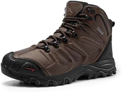 NORTIV 8 Men's Ankle High Waterproof Hiking Boots by NORTIV8
