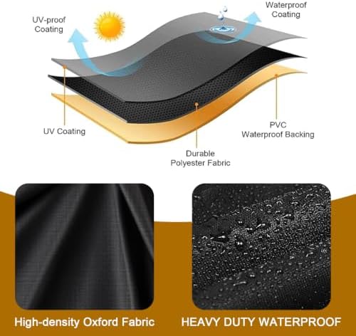 Grill Cover for 18 Inch Charcoal Grill, BBQ Grill Cover - Image 4