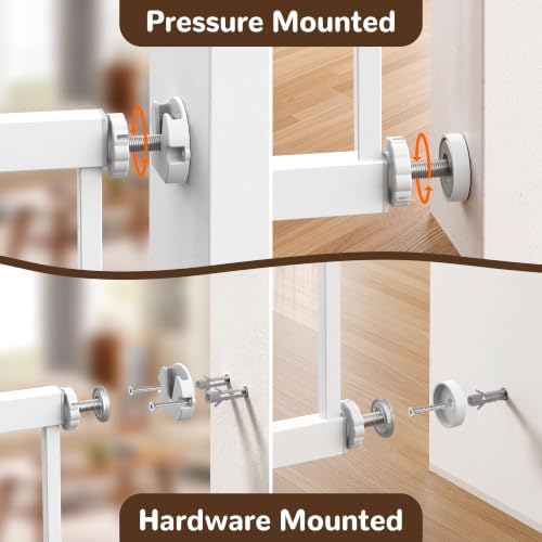41” Extra Tall Pet Gates for Doorways 29.7-40.6" Wide Baby Gates - Image 7