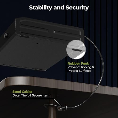 ONNAIS Large Biometric Gun Safe for Handgun with Fingerprint Keypad Lock - Image 3