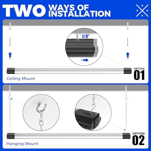 Barrina BS84 LED Shop Lights 4FT for Workshop, 84W 10000LM 5000K, 1 Packs - Image 5