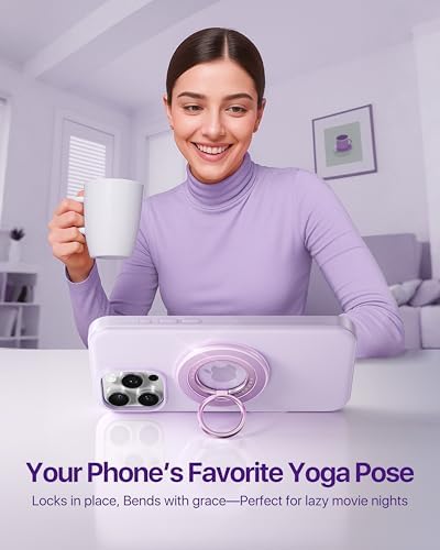 andobil 2026 3rd Gen Stability Magnetic Phone Ring Grip for MagSafe, Purple - Image 6