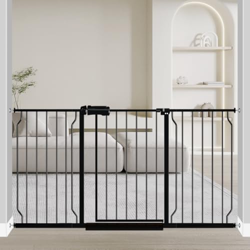 Fairy Baby 57.5-62 Inch Extra Wide Baby Gate Indoor for Stairs & Doorways by FairyBaby