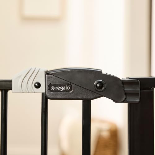 Regalo Safety 36" Extra Tall Baby Gate, Bottom of Stairs & Doorways - Image 5