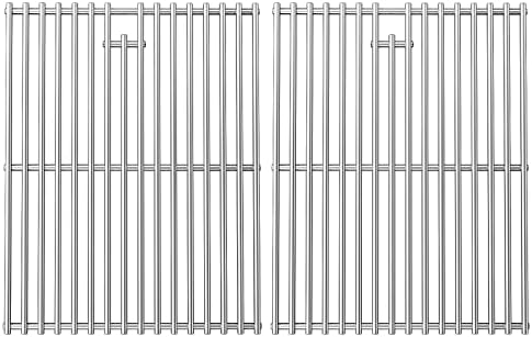 Uniflasy 17 Inches Cooking Grates for Home Depot Nexgrill 720-0830H 720-0830D 720-0783E 720-0783C for Nexgrill Replacement Parts 4/5 Burner Grill Grates Stainless Steel 2 Pack by Uniflasy