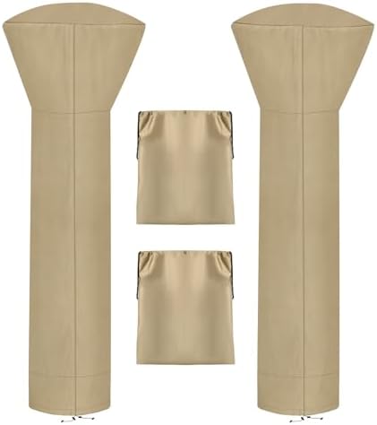 OutdoorLines Waterproof Patio Heater Covers with Zipper and Storage Bag, by OutdoorLines