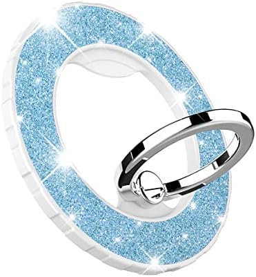 Magnetic Phone Ring Holder for MagSafe, Grey Blue by DATIMIRA