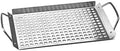 Outset 76631 Stainless Steel Grill Topper Grid, 11"x7" BBQ Pan With Handles by Outset