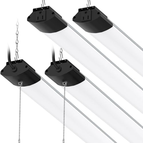 Barrina BS168 LED Shop Lights 8FT for Workshop, 168W 16800LM 5000K, 4 Packs by Barrina