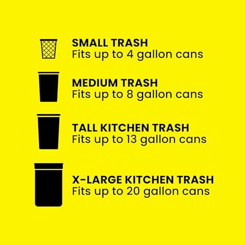Glad Tall Kitchen Trash Bags 13 Gallon, MaxStrength Eucalyptus and Peppermint Garbage Bags, Drawstring, 90 Count - Image 5