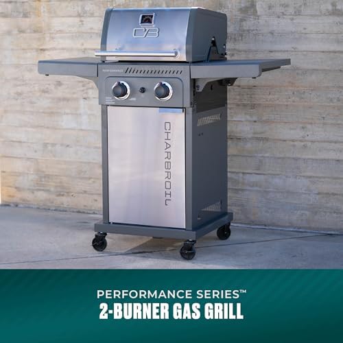 Charbroil Performance Series 2-Burner Gas Grill Cabinet, Stainless Steel - 463638125 - Image 2