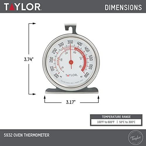 Taylor Analog Oven Thermometer - 3 Inch - Image 3