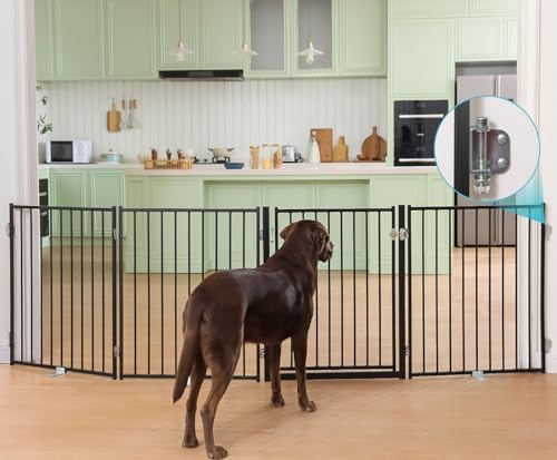 No Pawblems Freestanding Dog Gate with Door for Indoor & Outdoor, 30'' Tall by NoPawblems