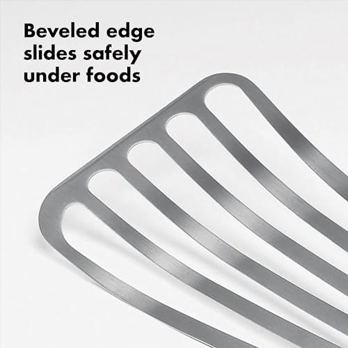 OXO Good Grips Slotted Fish Spatula Stainless Steel, Fish Turner - Image 5