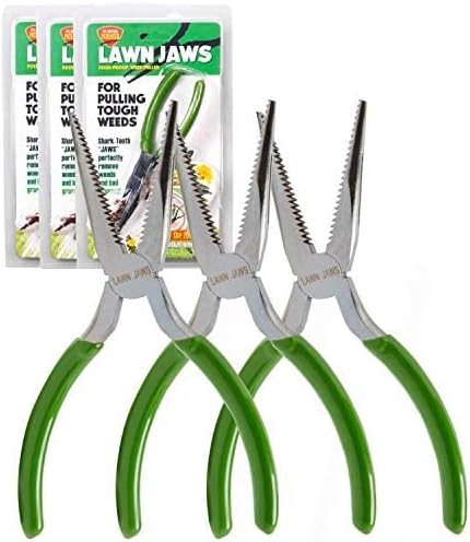 Lawn Jaws The Original Sharktooth Weed Puller Remover & Gardening Tool Weeder (3 Pack)-Pull from The Root Easily! Ergonomic Handheld Weeding Tool for Spring Summer Cleaning, for All Ages & Abilities - Image 7