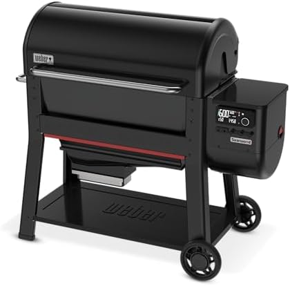 Weber Searwood™ XL 600 Wood Pellet Smoker Grill, 36 inches – Wi‑Fi & Bluetooth‑Enabled Outdoor Grill for Smoking, Searing, Rapid React PID & Cooking up to 600°F, Black - Image 3