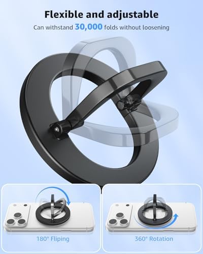 SUPERONE for MagSafe Phone Grip, Adjustable Magnetic Phone Ring Holder - Image 3