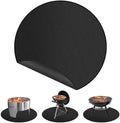 Round Fire Pit Mat 40 Inch, Fireproof Deck Protector, Heat Resistant Waterproof Pad for Patio, Lawn & Outdoor Fire Pit by FunshotFurniture