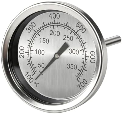 Grill Thermometer Temperature Gauge for Chargriller 5050 5650, 2 inch Dia by DELSBBQ