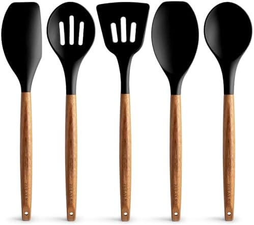 Zulay Kitchen 5 Piece Silicone Utensil Set by ZulayKitchen