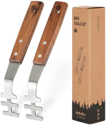 onlyfire Stainless Steel Grate Liftes Cooking Grid Lifter Gripper Picker by onlyfire