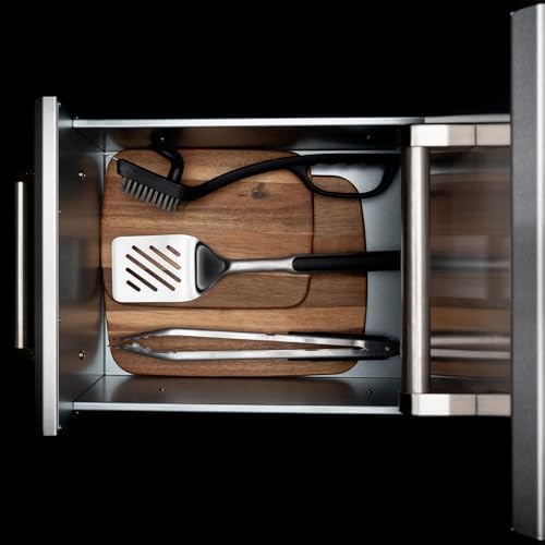 SPIRE Vertical Built-in Triple Drawers, Stainless Steel, Universal Mount - Image 7