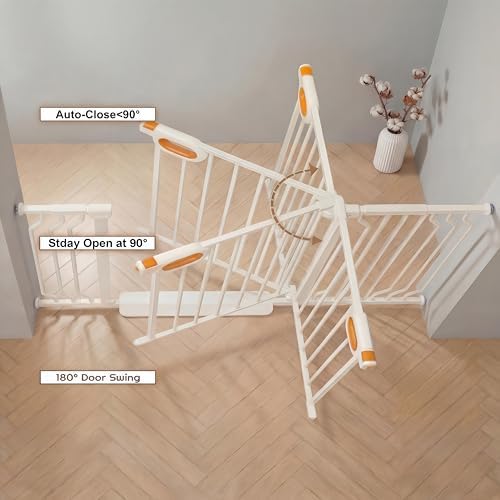 95.2-100 Inch Extra Wide Baby Gate for Stairs Doorways - Image 2
