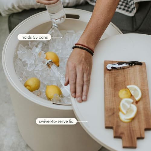 Veradek Kona Cooler Side Table - Outdoor Cooler Table and Ice Chest - Image 2