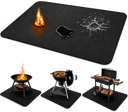 60 x40 Inch Under Grill Matt for Outdoor Grill Deck Protector by Unknown