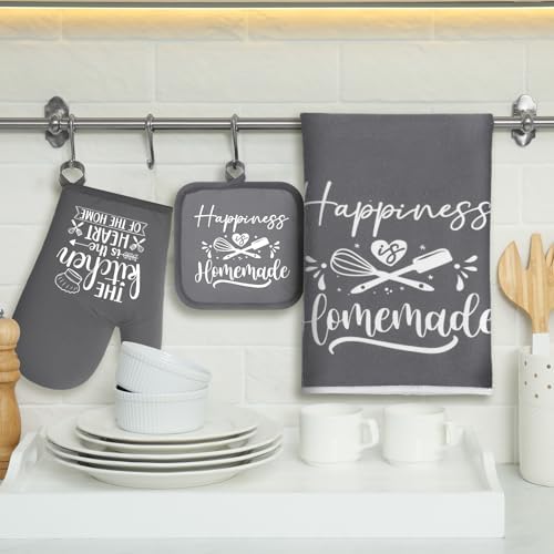 Sratte 6 Pcs Kitchen Decor Accessories Set, Kitchen, Dark Gray - Image 2