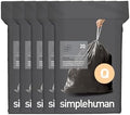 simplehuman Code Q 100 Count Odorsorb® Custom Fit Liners, Drawstring Odor Absorbing Trash Bags, One-by-One Mess-Free Dispense, Extra Thick & Double Seamed, 50% PCR Plastic, 50-65 Liter / 13-17 Gallon by Unknown