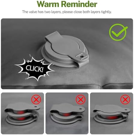 OGERY Sleeping Pad for Camping, 6" Extra-Thick Reinforced Camping Pad - Image 6