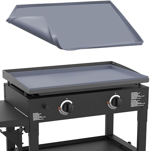 28" Silicone Griddle Mat for Blackstone 28 Inch Grill, Heavy Duty Food Grade Silicone Griddle Cover, Protect Your Grill from Dirt & Rust All Year Round (Gray) by Protebox