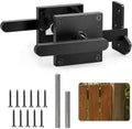 Double Sided Gate Latch for Wooden Fence, Two Sided Heavy Duty Self Locking by Unknown