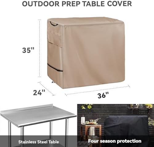 Outdoor Prep Table Cover, Compatible with 36" Outdoor Utility Cart - Image 2