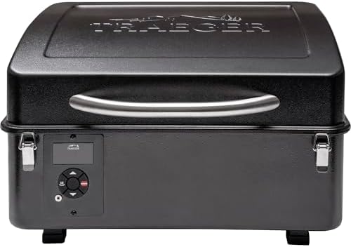 Traeger Trailhead Portable Wood Pellet Grill & Smoker + Cover + Inverter by Unknown