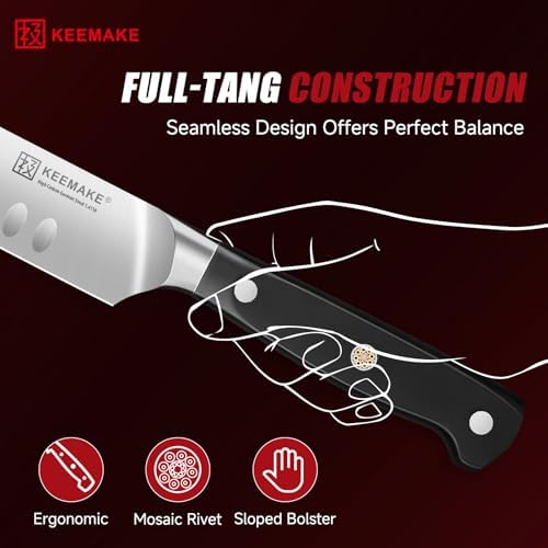 KEEMAKE Carving Knife Set, Brisket Slicing Knife & Boning Knife For Meat - Image 6
