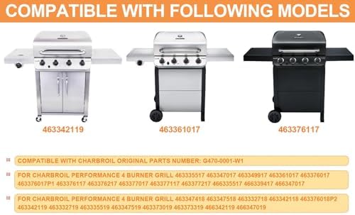 G470-0001-W1 Warming Rack for Charbroil Performance 4 Burner Grill Parts - Image 2