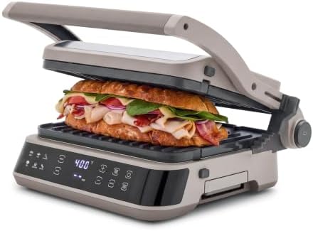 GreenPan Advanced Grill & Griddle, PFAS-Free Ceramic Nonstick, Clay by GreenPan