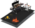 Large Under Grill Mats for Outdoor Grill Deck Protector, 80 x 48 x 0.06in by Amerbro