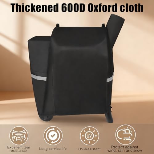 QuliMetal Heavy Duty Grill Cover for Traeger Pro 22/575 Series BAC503 - Image 3