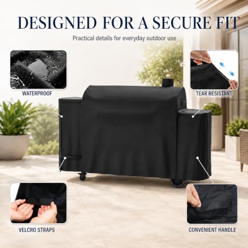 GRISUN Grill Cover for Pit Boss 1100 Pro Series Pellet Gas Combo Grill - Image 3