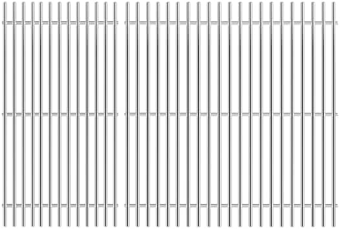 Uniflasy Stainless Steel Grill Grates for Weber Genesis II/LX 300, 2-Pc Set by Uniflasy