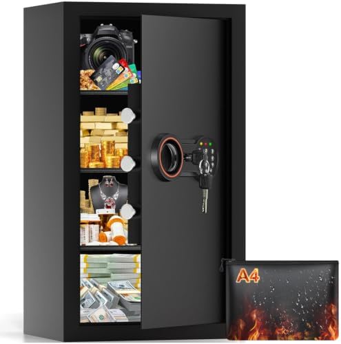 6.0 Cu Ft Large Safe Box for Home Use, 27.6"H Heavy Duty Home Safe by BuildYourSafekeepingSystem